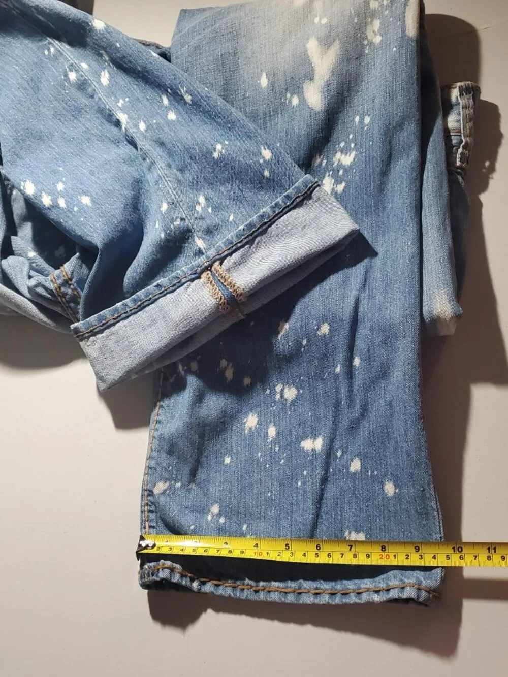 True Religion Ricky Super T  Made in USA distressed Sz 42